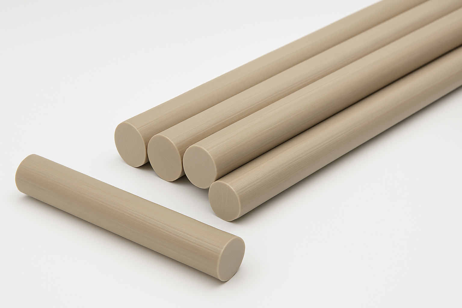 樹脂 丸棒 PEEKセラミックの商品イメージ