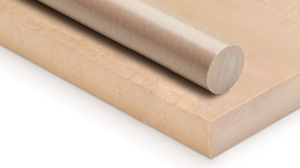 樹脂丸棒　30%ガラス繊維配合PEEK 　ナチュラルの商品イメージ