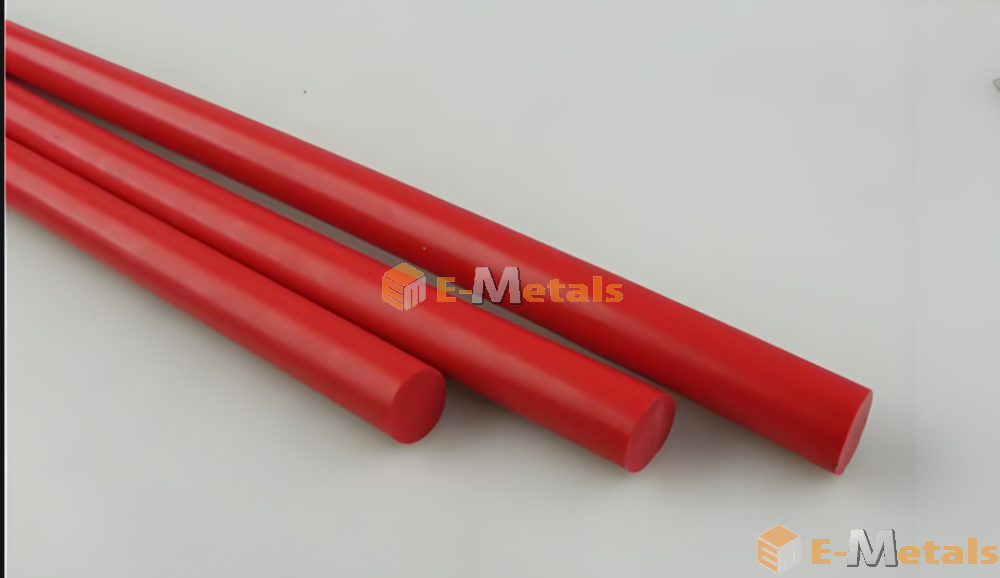 樹脂 丸棒 PTFEテフロン-赤の商品イメージ