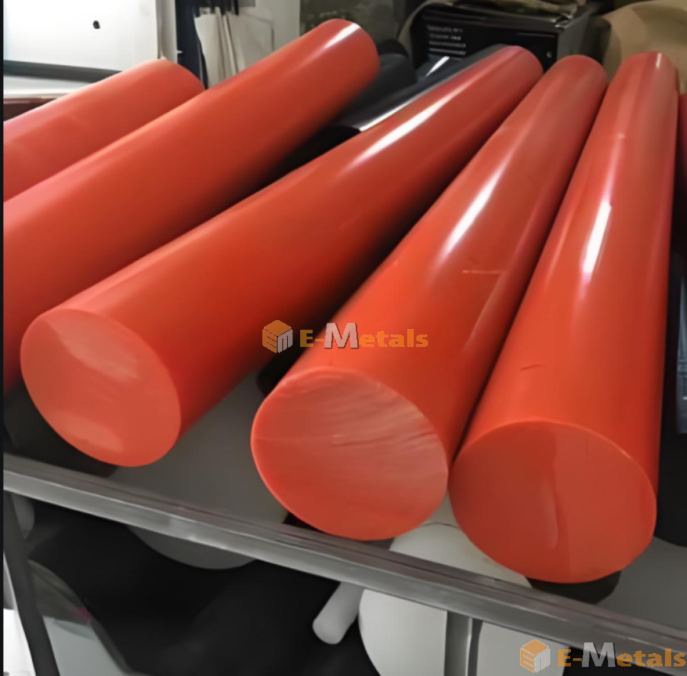 樹脂 丸棒 PTFEテフロン-赤の商品イメージ