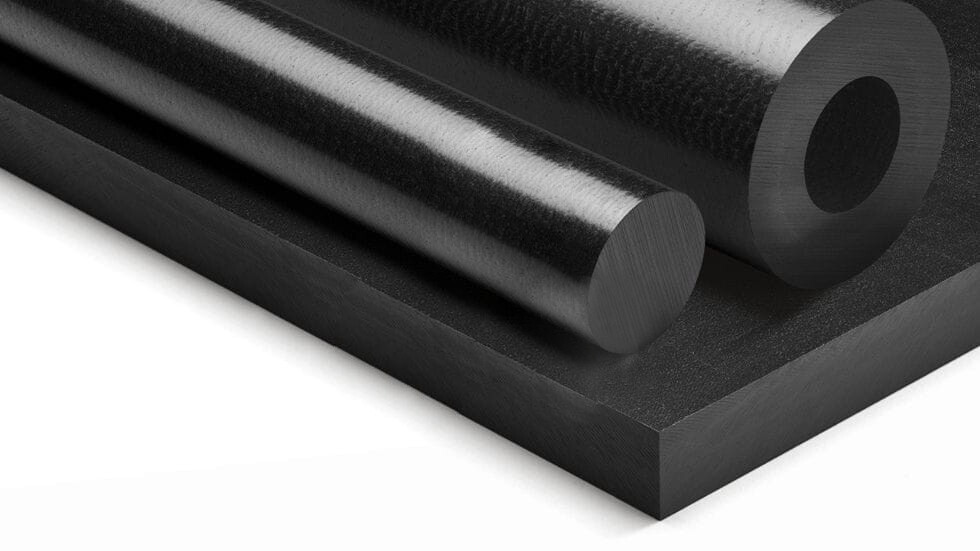 樹脂板　摺動グレードPEEK 黒の商品イメージ