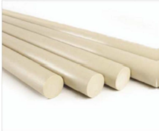 樹脂 丸棒 PEEKナチュラル色の商品イメージ