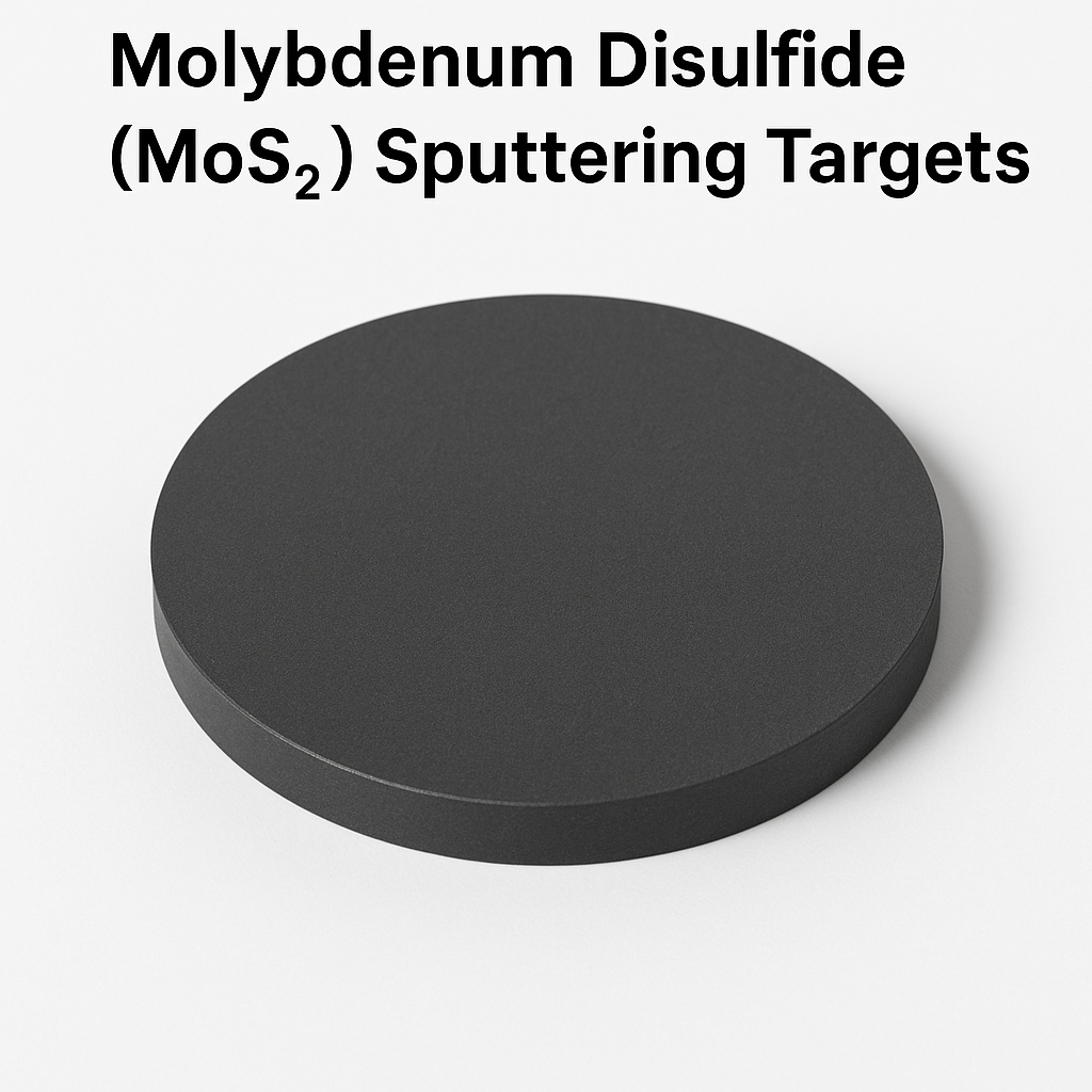 二硫化モリブデン(MoS₂)ターゲット材の商品イメージ