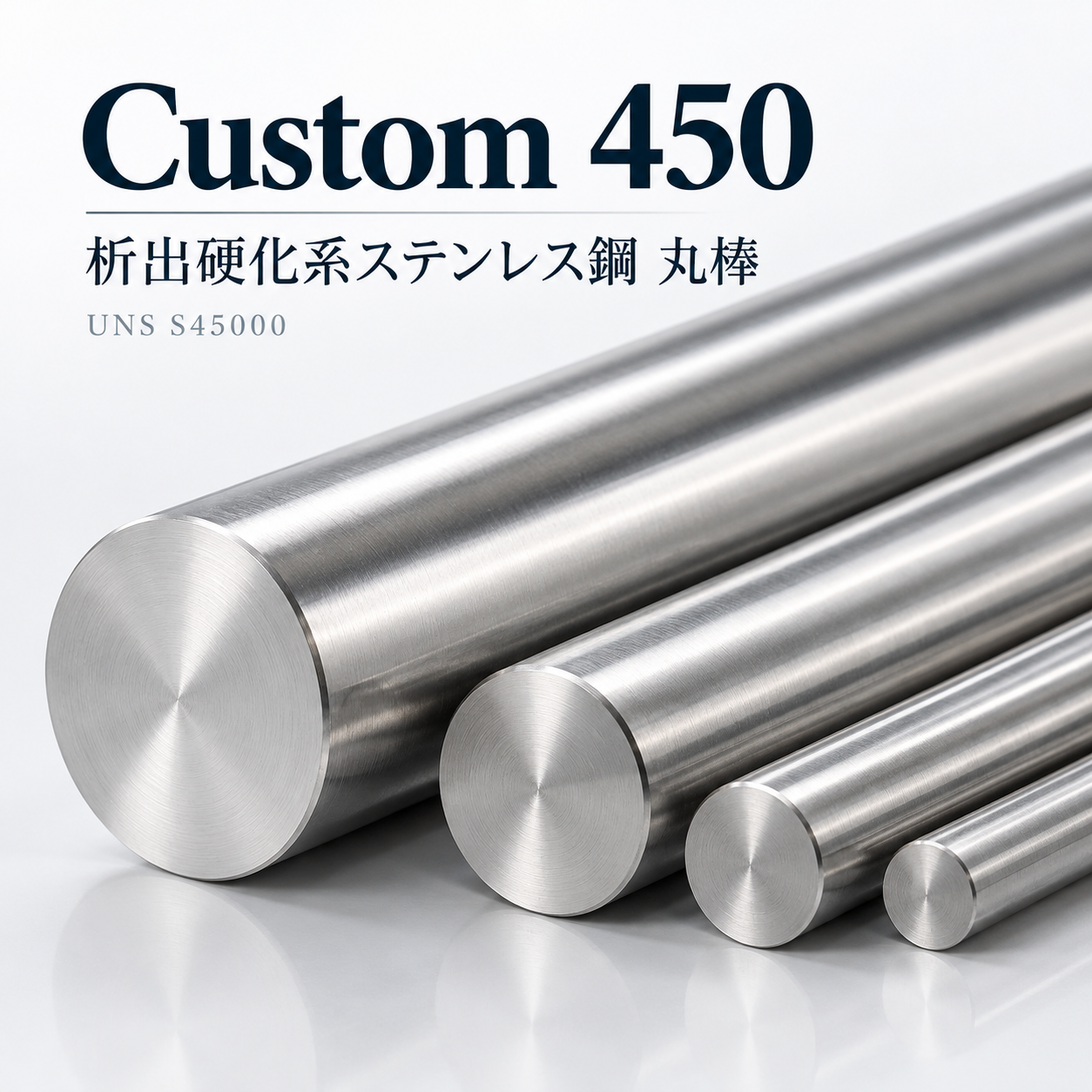 カスタム450 析出硬化系ステンレス鋼の商品イメージ