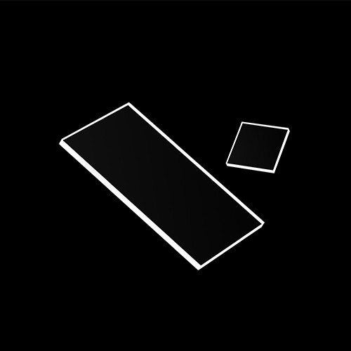 光学 ウインドウ 長方形 BaF₂ (フッ化バリウム)の商品イメージ