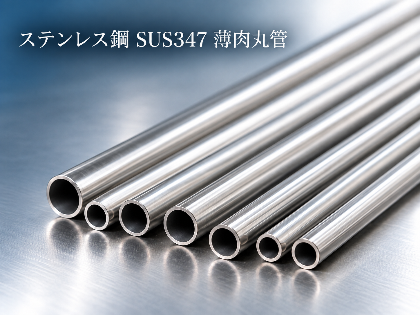 ステンレス鋼 SUS347 薄肉丸管（Type 347 / UNS S34700）の商品イメージ
