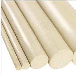 樹脂 丸棒 PEEKナチュラル色の商品イメージ