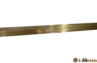 真鍮丸棒　C3604（ タテメローレット）の商品イメージ