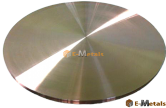 高純度銅丸板　Cu 6Nの商品イメージ