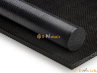 樹脂丸棒　POM-H (デルリン®)　黒の商品イメージ